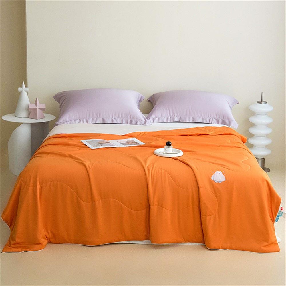 Nacove Premium Cooling Comforter - Orange