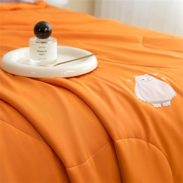 Nacove Premium Cooling Comforter - Orange