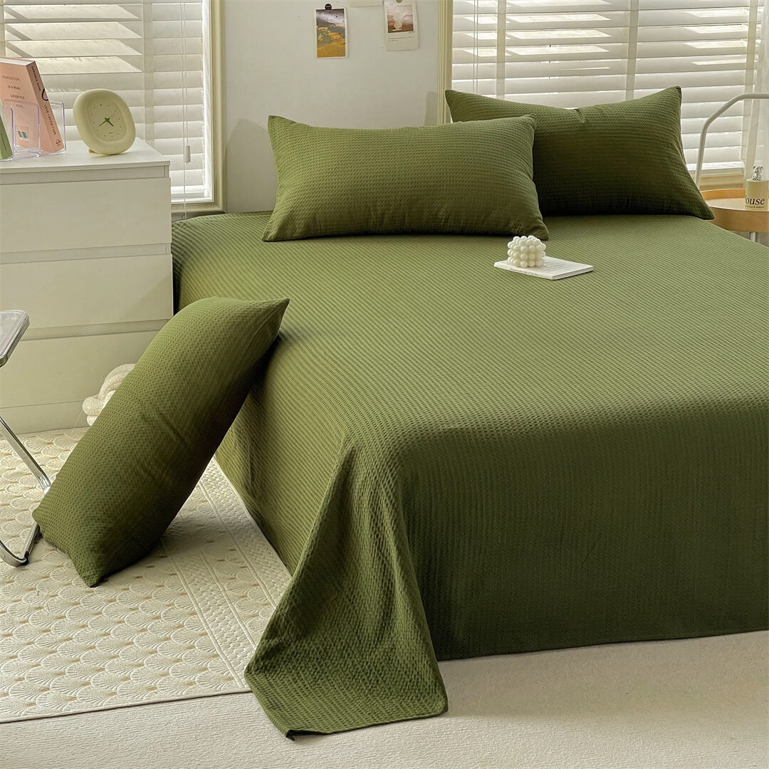 Nacove® Pure Cotton Flat Sheet Set