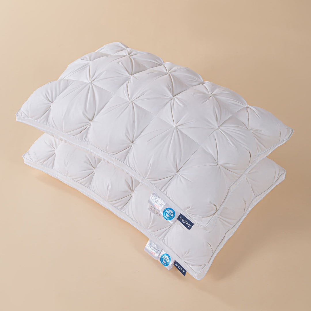 Oreiller de luxe en duvet d'oie blanche